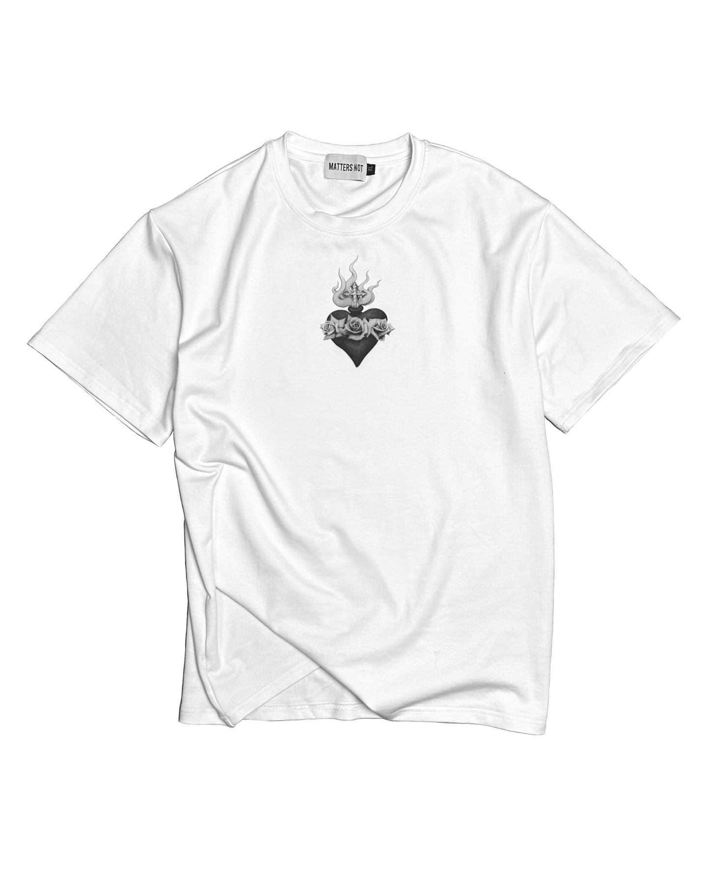 White Sacred Heart T-shirt