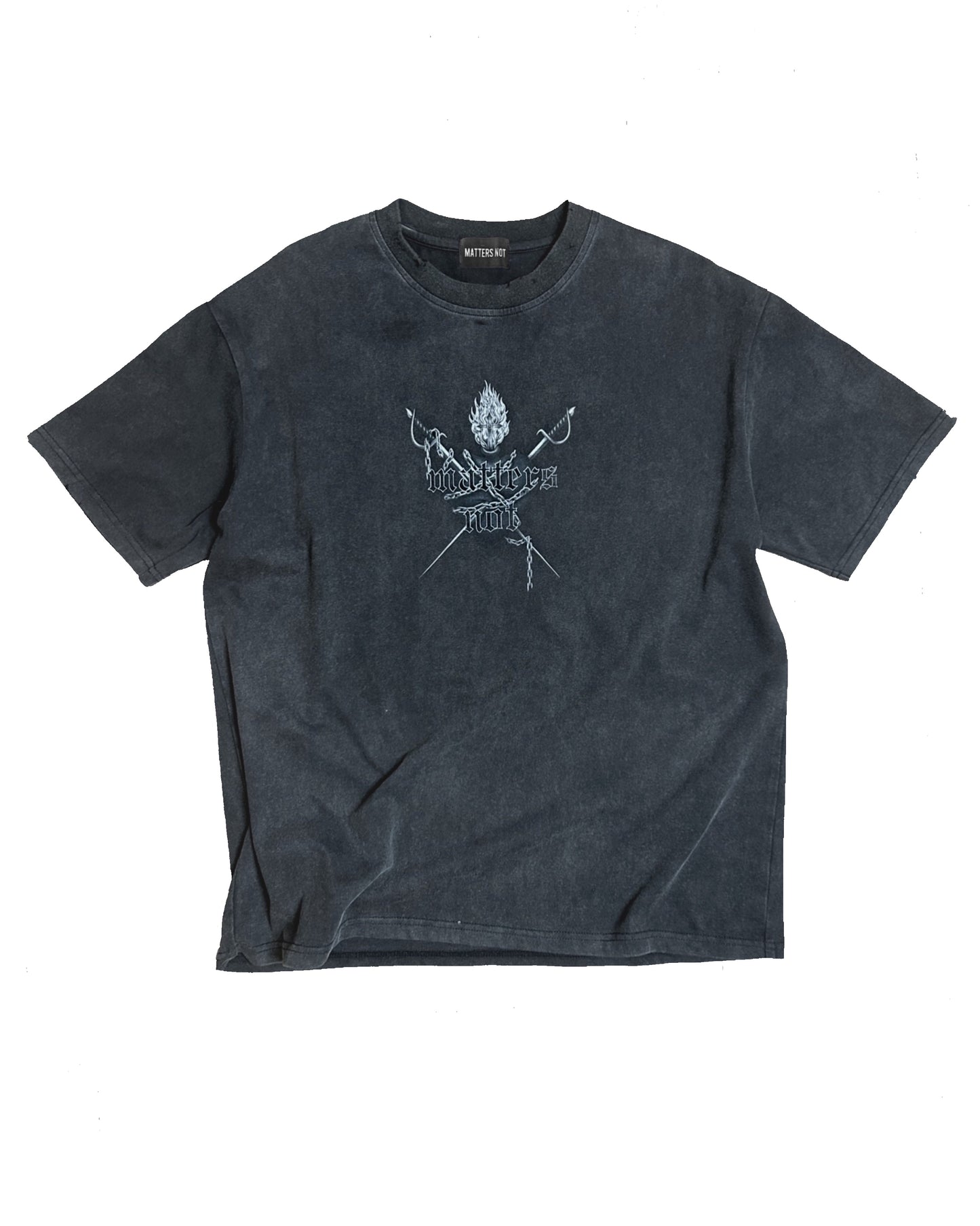 Washed Black Matters Not T-shirt