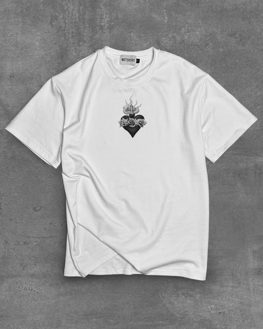 White Sacred Heart T-shirt